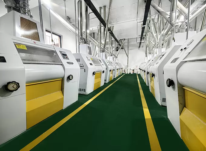 مصنع معالجة دقيق القمح الذكي