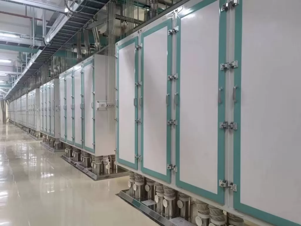 CHINA 500T Concrete Structure Wheat Flour Mill Plant